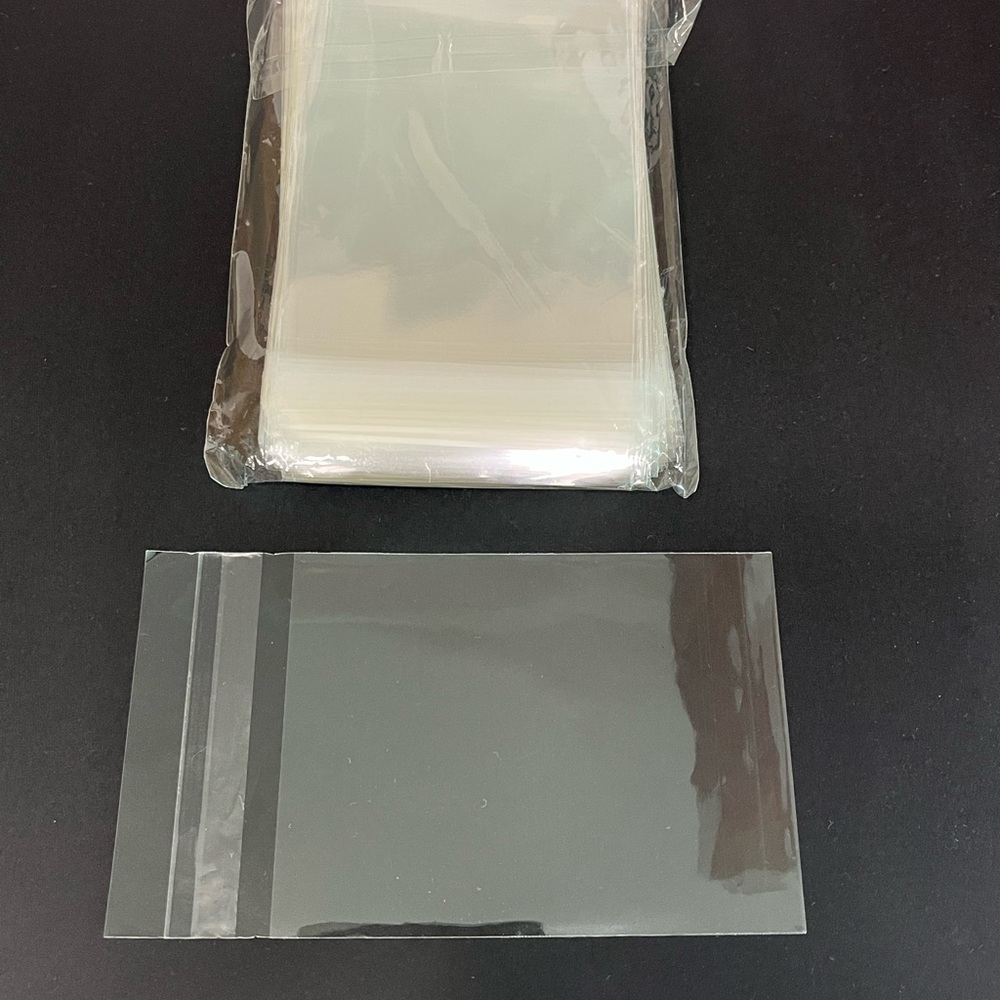 Clear Resealable Poly Bags - Transparent Protective Sleeves